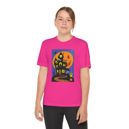 Halloween Night at the Haunted House Youth Competitor Tee