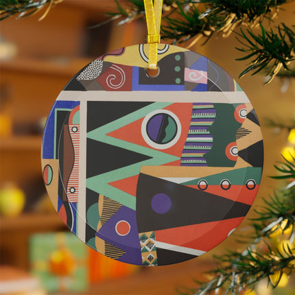 Collection decors et couleurs Pl.03 by Georges Valmiers Glass Ornament