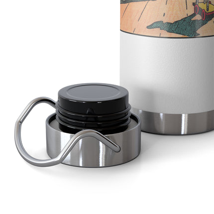 Mischievous Mice on Wheels Copper Vacuum Insulated Bottle, 22 oz