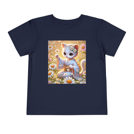 Daisy Chain Whimsy Toddler Short Sleeve Tee