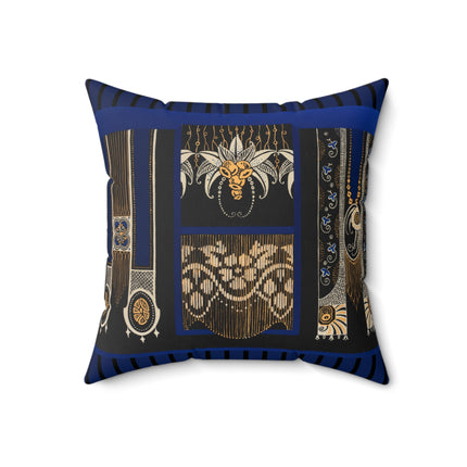 La décoration moderne dans le textile Pl. 4 by Gaston Charlet Spun Polyester Square Pillow