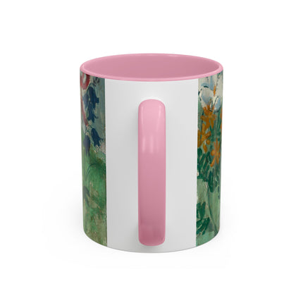 Flowers by August Babberger Colorful Mugs (11oz, 15oz)