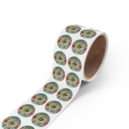 Christmas Ballet of the Absurd Round Sticker Label Rolls