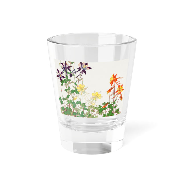 Aquilegia Flowers by Tanigami Kônan Shot Glass, 1.5oz
