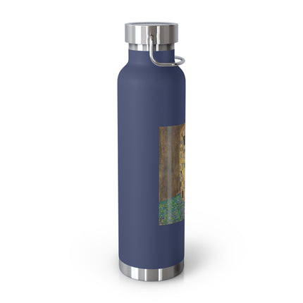The Kiss by Gustav Klimt Copper Vacuum Insulated Bottle, 22oz