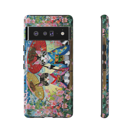 Kimono Kitties Phone Cases