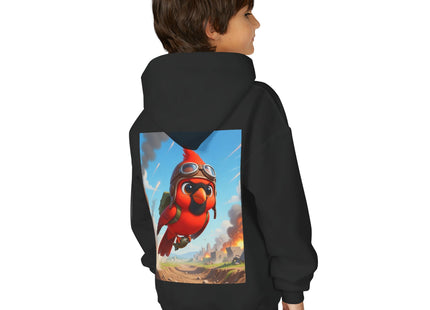 Cardinal Dive Bomber Youth Heavy Blend Hooded Sweatshirt