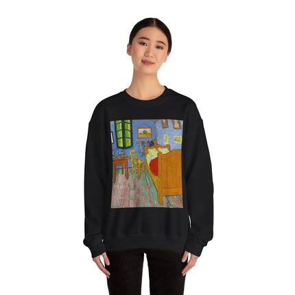 The Bedroom by Vincent van Gogh Heavy Blend™ Crewneck Sweatshirt