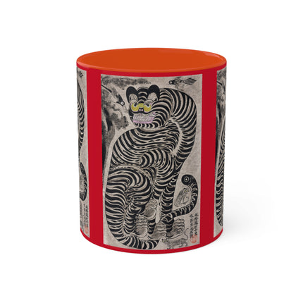 Talismanic Tiger Colorful Mugs, 11oz