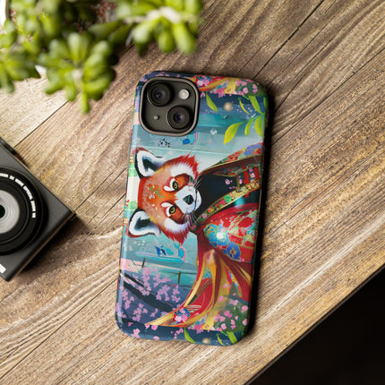Cybernetic Red Panda Phone Cases