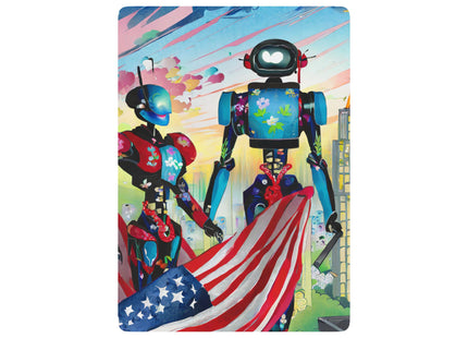 High Fashion Cyberpunk CIA Robots Playing Cards