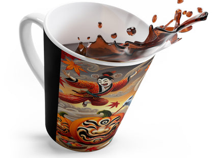 Halloween Rabbit’s Kabuki Jack-o’-Lanterns Latte Mug