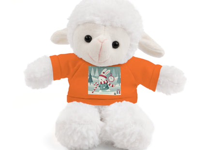 Candy Cane Timekeeper Bunny Stuffed Animals with Tee