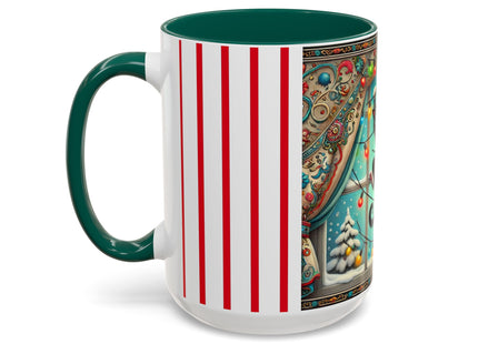 Mischief in Tinselland Colorful Mugs (11oz, 15oz)