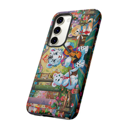 Melodies of the Snow Lion Cub Phone Cases