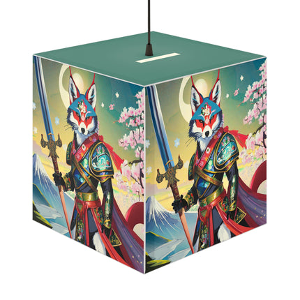 Cyberpunk Samurai Light Cube Lamp