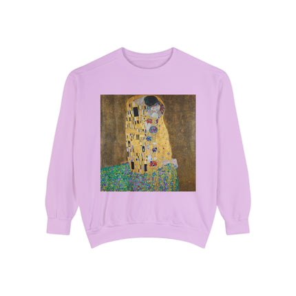 The Kiss by Gustav Klimt Unisex Garment-Dyed Sweatshirt