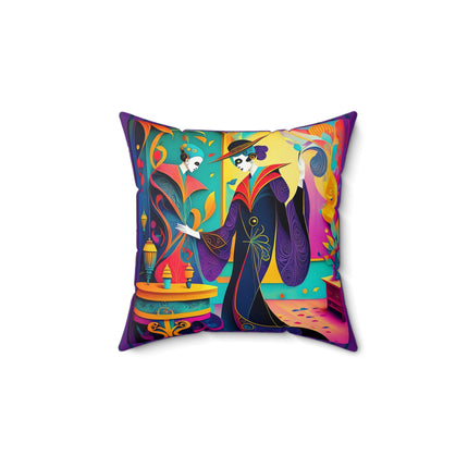 Phantoms of Elegance Spun Polyester Square Pillow