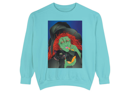 Mirror, Mirror A Witch's Touch Unisex Garment-Dyed Sweatshirt