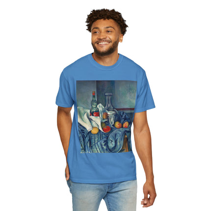 The Peppermint Bottle by Paul Cézanne Unisex Garment-Dyed T-shirt