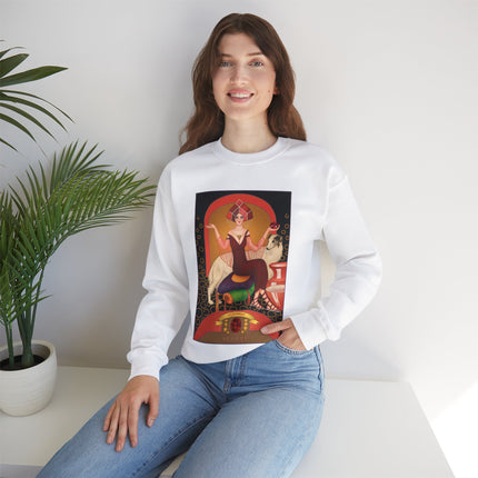 January & Garnet (from the Gem Series) by Sofia Chiostri Heavy Blend™ Crewneck Sweatshirt