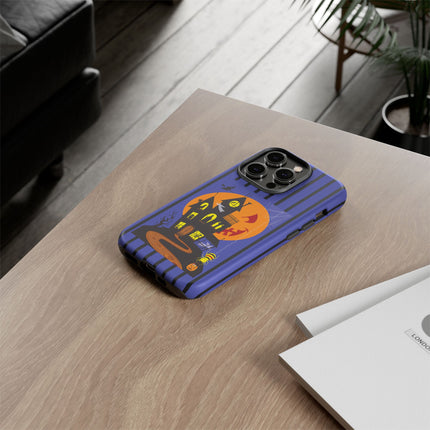 Halloween Night at the Haunted House Phone Cases