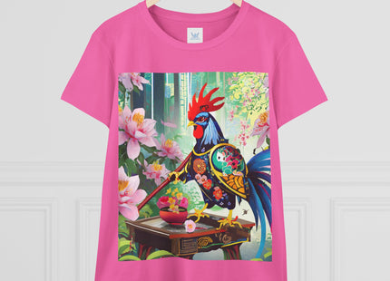 Cyberpunk Rooster Cotton Tee