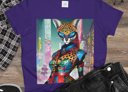 Cyber Cat Glamour Cotton Tee