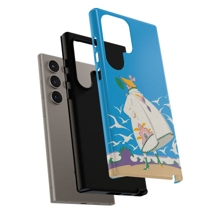 Seaside Wanderer Phone Case – Whimsical Charm & Coastal Delight