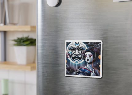 Geisha’s Black Ink Tears Die-Cut Magnets (5 Sizes)