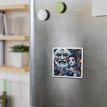 Geisha’s Black Ink Tears Die-Cut Magnets (5 Sizes)