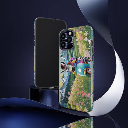 Stripes on Wheels Phone Cases