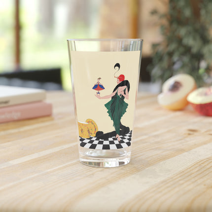 The Marionette Pint Glass – Theatrical Glamour & Cabaret Elegance
