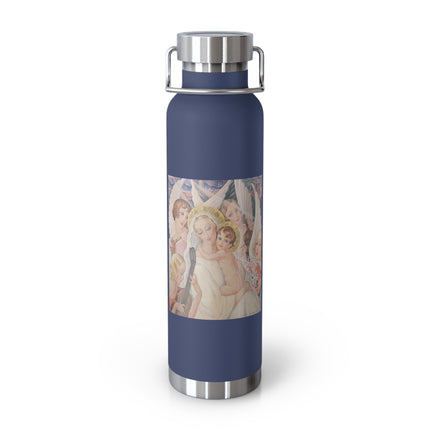 Madonna with Child Surrounded by Musical Angels by Gerda Wegener Copper Vacuum Insulated Bottle, 22oz