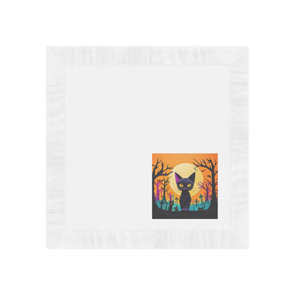 Phantom Parade White Coined Napkins