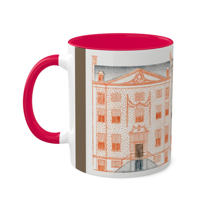 Amsterdam Canal Houses by Johan Teyler Colorful Mugs, 11oz