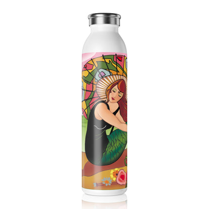 Siren Serenade by Carlo Chiostri Slim Water Bottle