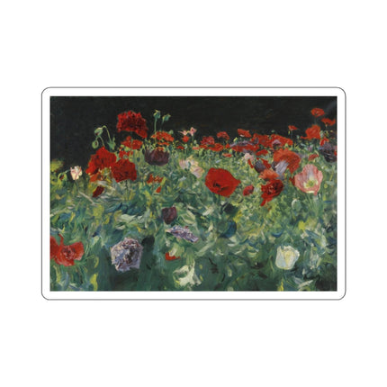 Poppies (A Study of Poppies for Carnation, Lily, Lily, Rose) by John Singer Sargent Kiss-Cut Stickers (4 Sizes)