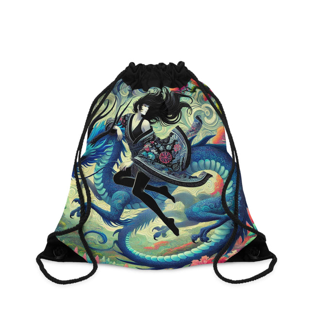 Mystic Guardian of the Sky Drawstring Bag