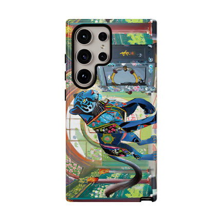 Cyber Panther's Hunt Phone Cases