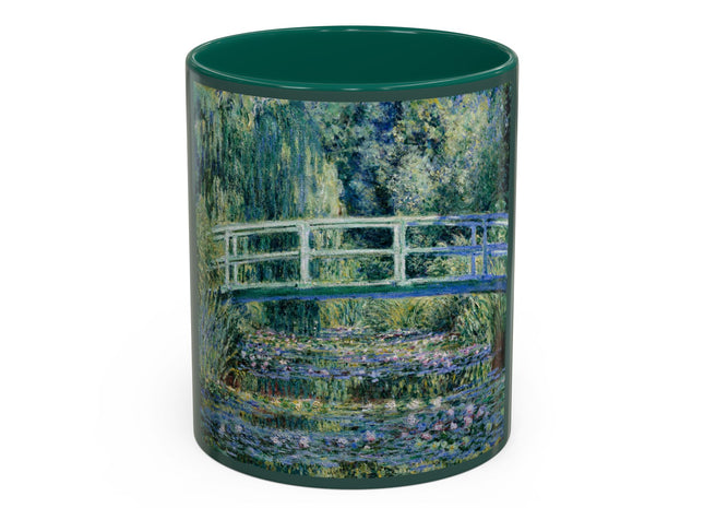 Water Lilies and Japanese Bridge by Claude Monet Colorful Mugs (11oz, 15oz)