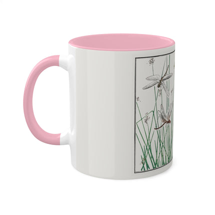 Dragonflies by Morimoto Toko Colorful Mugs, 11oz