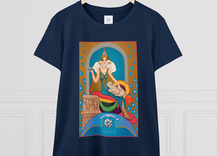 April & Diamond (from the Gem Series) by Sofia Chiostri Women's Midweight Cotton Tee