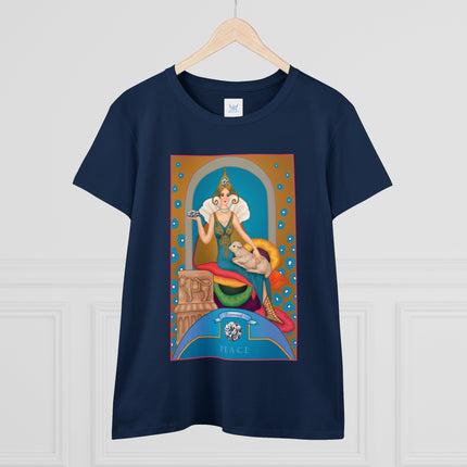 April & Diamond (from the Gem Series) by Sofia Chiostri Women's Midweight Cotton Tee