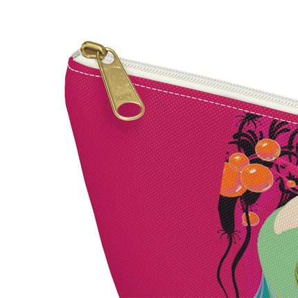 Mermaid Dive Cosmetic Bag – Vibrant Waves & Playful Charm
