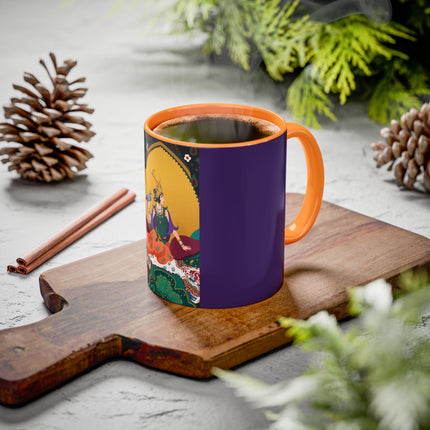 The Jewel Pavilion Colorful Mug (11oz, 15oz) – Royal Elegance, Peacock Beauty & Jewel-Toned Splendor
