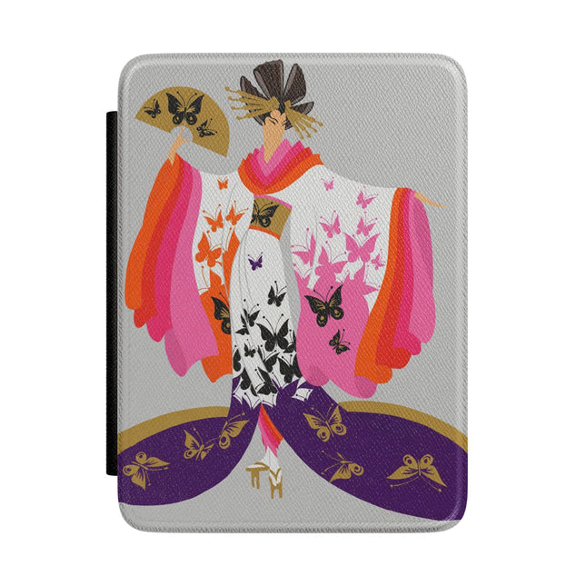 Butterfly Kimono Kindle Case – Elegant Japanese Fantasy & Whimsical Grace