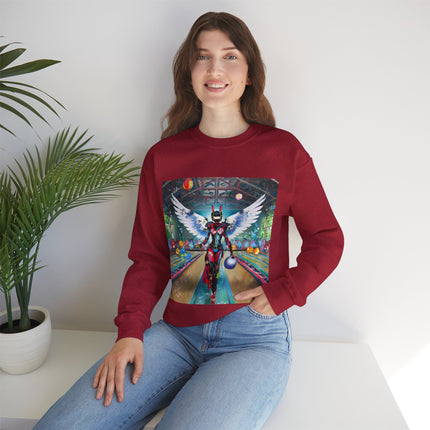 Samurai Robot Angels Unisex Heavy Blend™ Crewneck Sweatshirt
