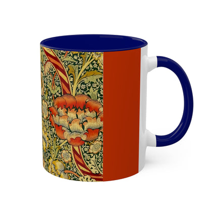Chintz the Wandle Design by William Morris Colorful Mugs, 11oz