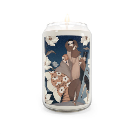 🌸✨ The Midnight Magnolia Masquerade Scented Soy Candle – Art Deco Nocturne